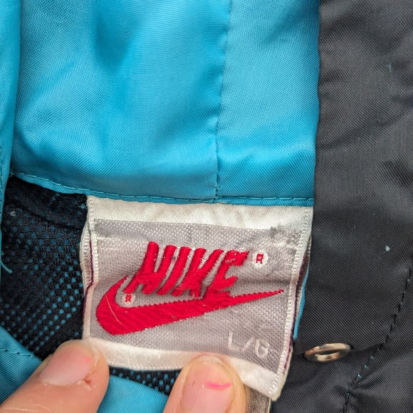 VINTAGE 90s NIKE WINDBREAKER/ TRACK JACKET  MEN Sz L . - Picture 13 of 16